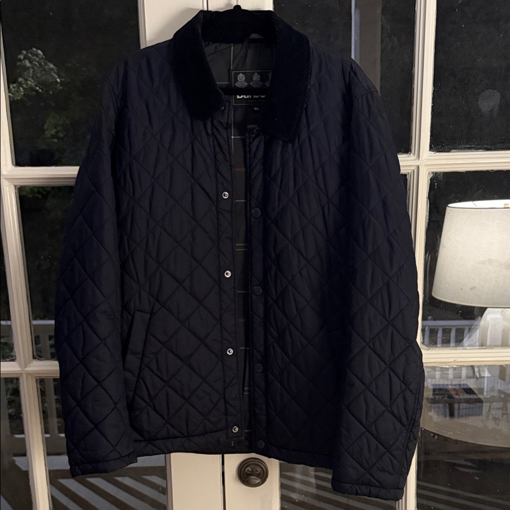 Barbour Men’s navy Quilted Puffer Jacket